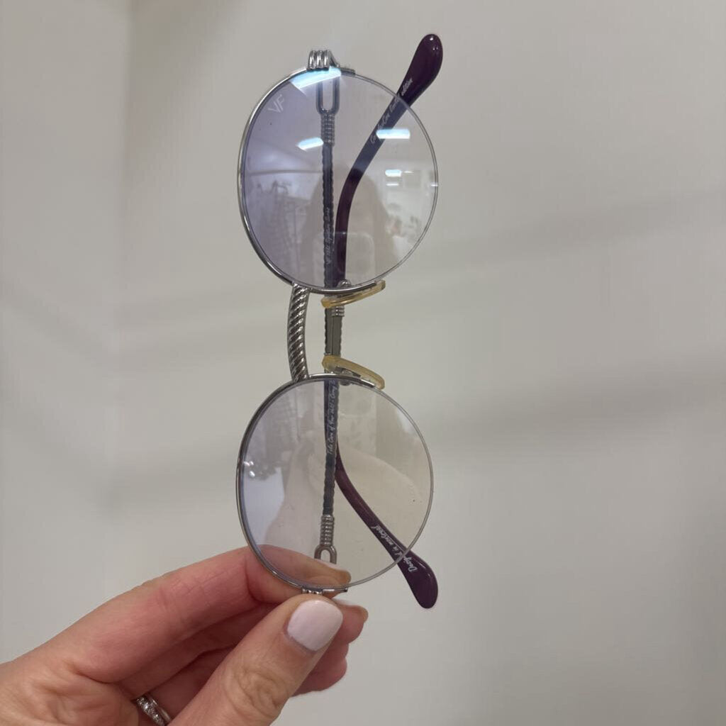 Silver Frame Gradient Glasses