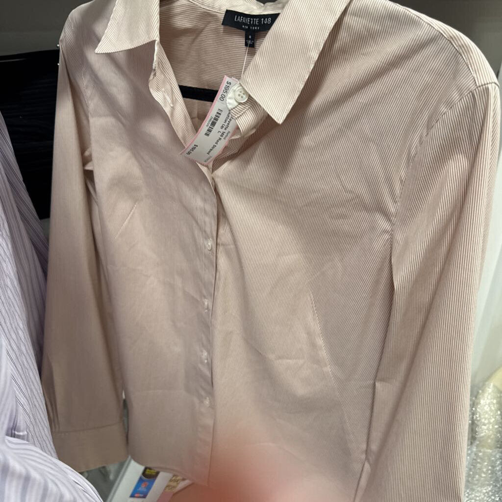 Red Striped Button Up