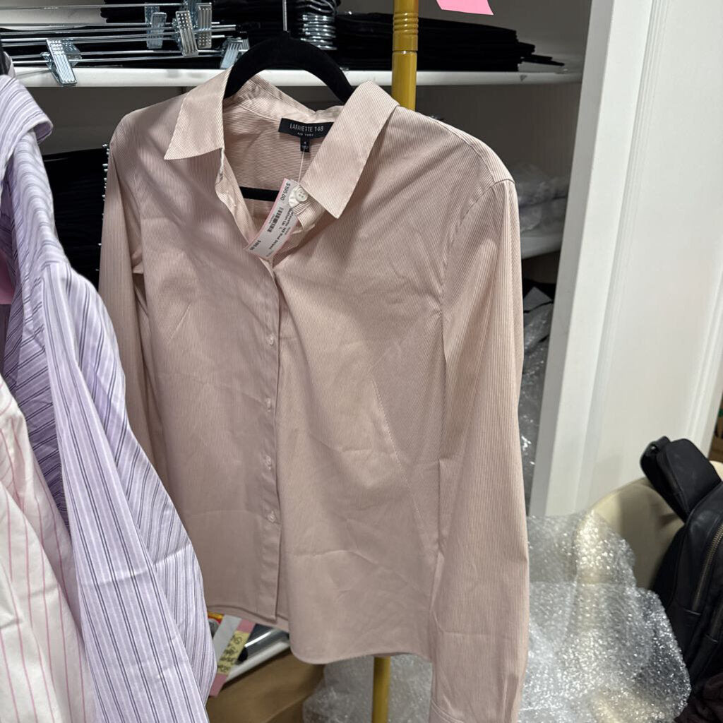 Red Striped Button Up