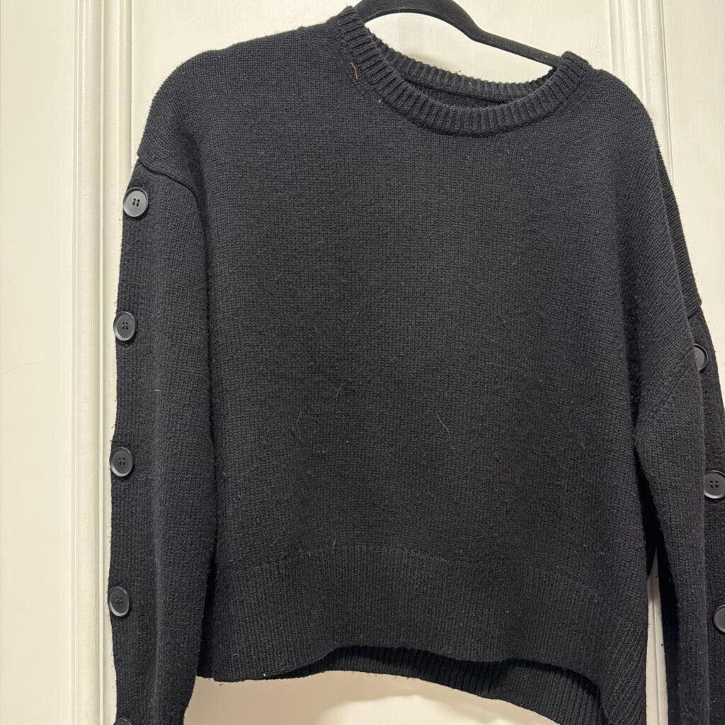 Black Wool/Cashmere Sweater