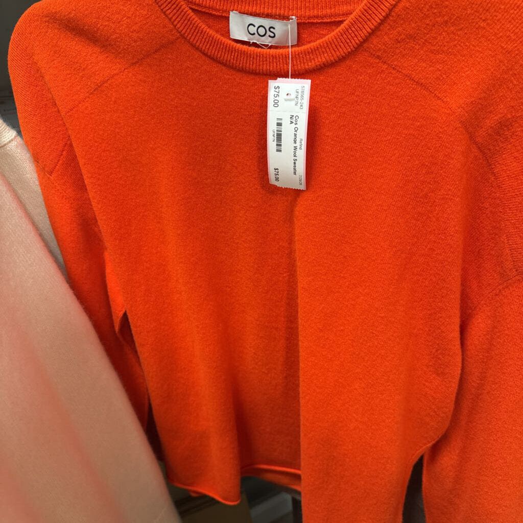 Orange Wool Sweater