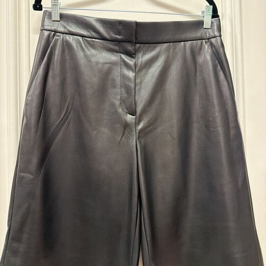 Black Faux Leather Bermuda Shorts (NWT)