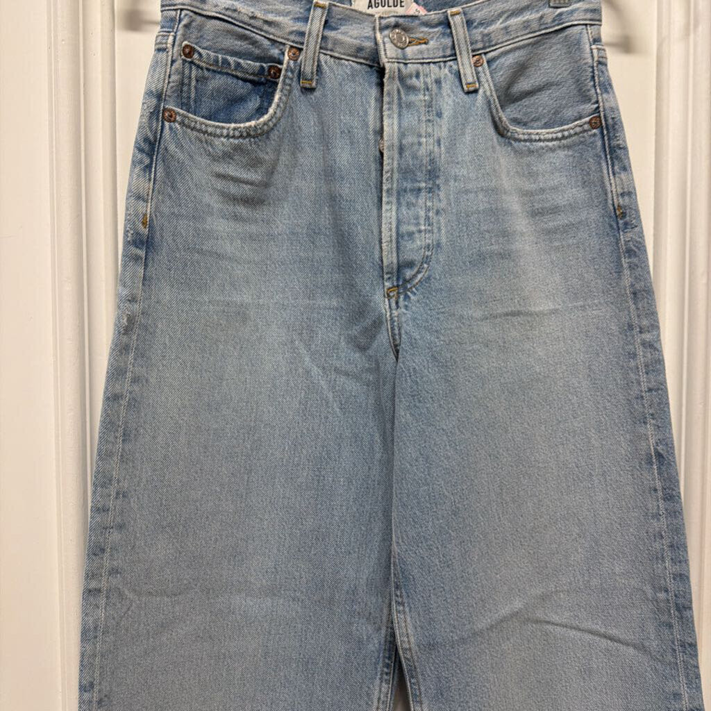 Blue Wide Leg Jeans