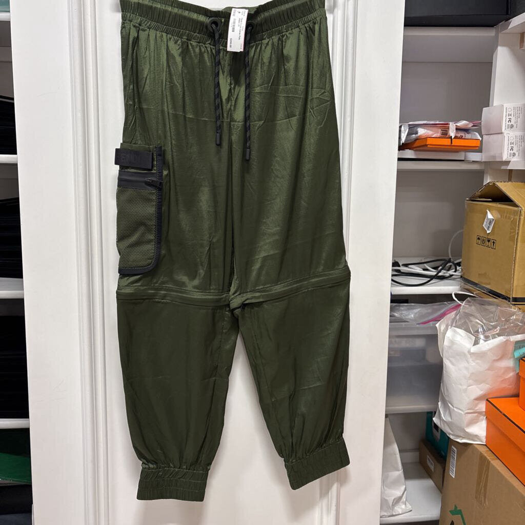 Green Cargo Poly Jogger