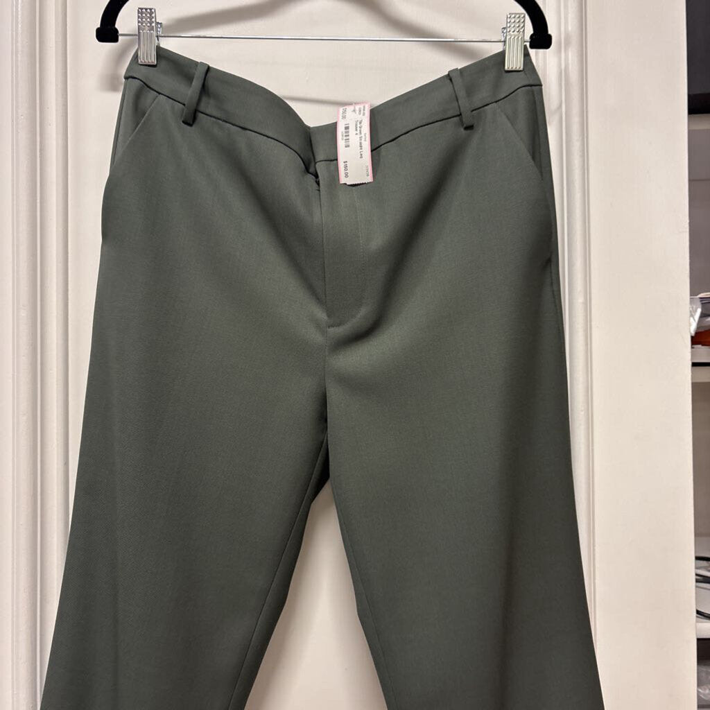 Green Straight Leg Trouser