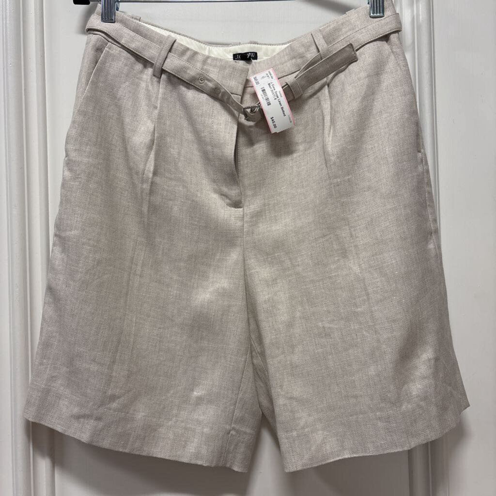 Beige Linen Belted Short (NWT)
