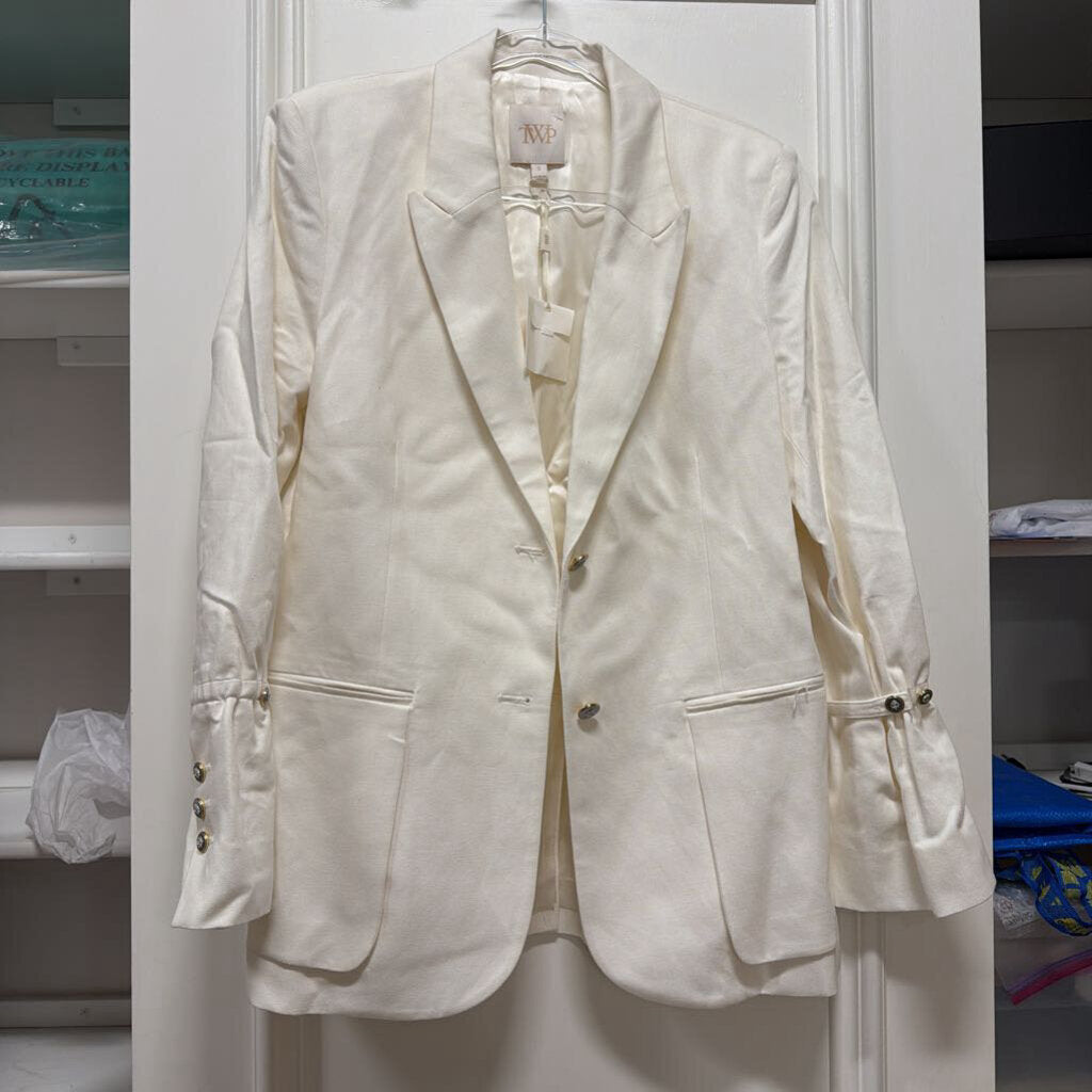 White Cotton Blazer (NWT)