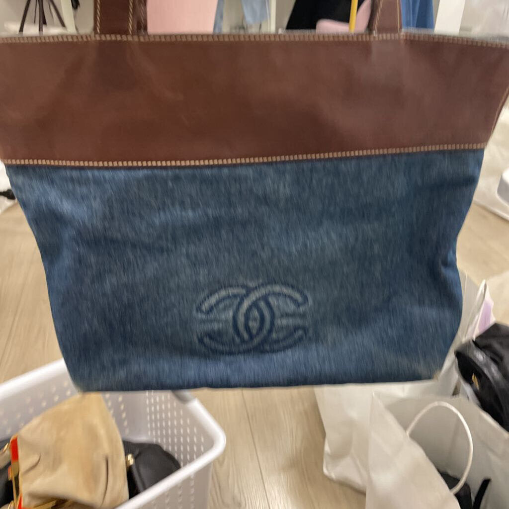 Denim CC Tote (as is)