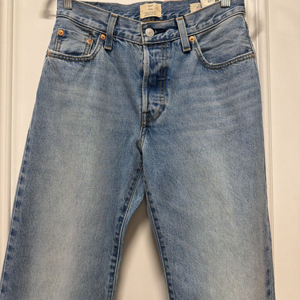 Light Wash Levi Button Up