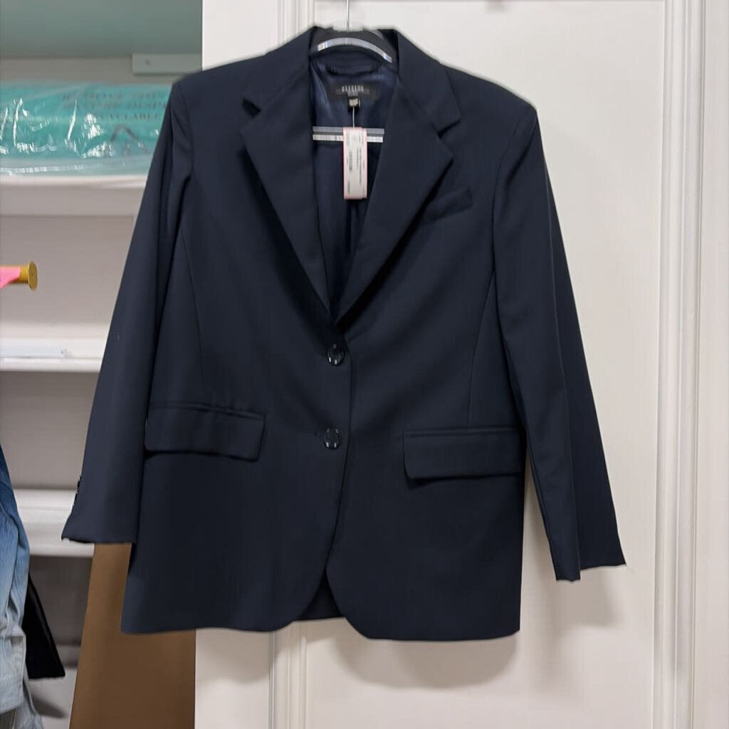 Navy Wool Blazer