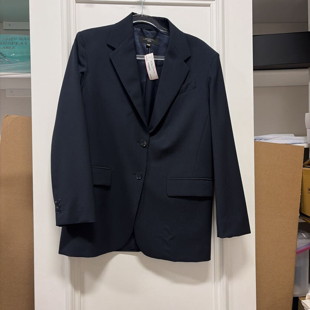 Navy Wool Blazer