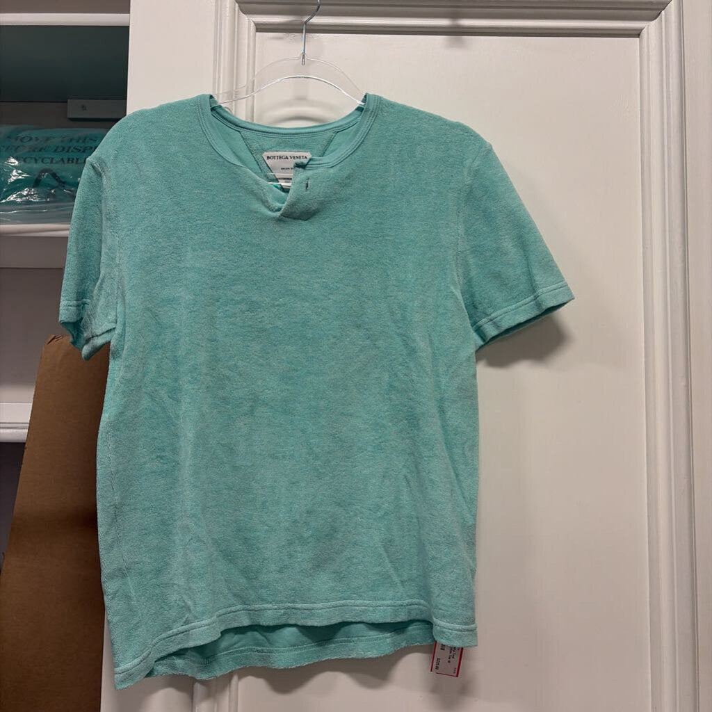Teal Terrycloth Cotton Tee