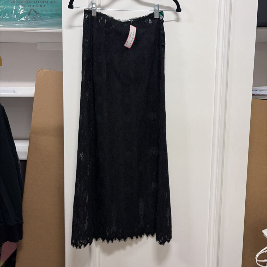 Black Lace Sheer Skirt