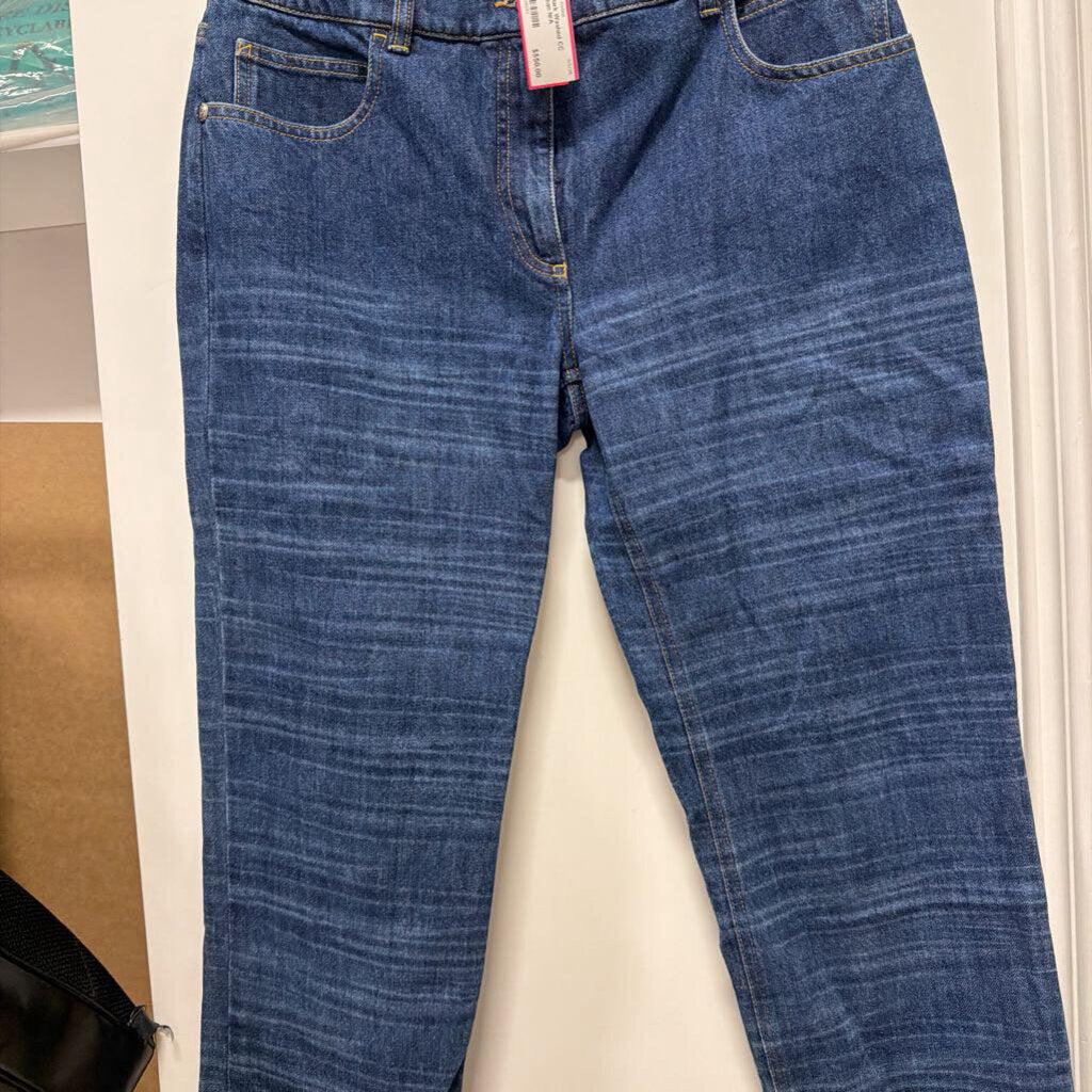 Dark Washed CC Denim Jean