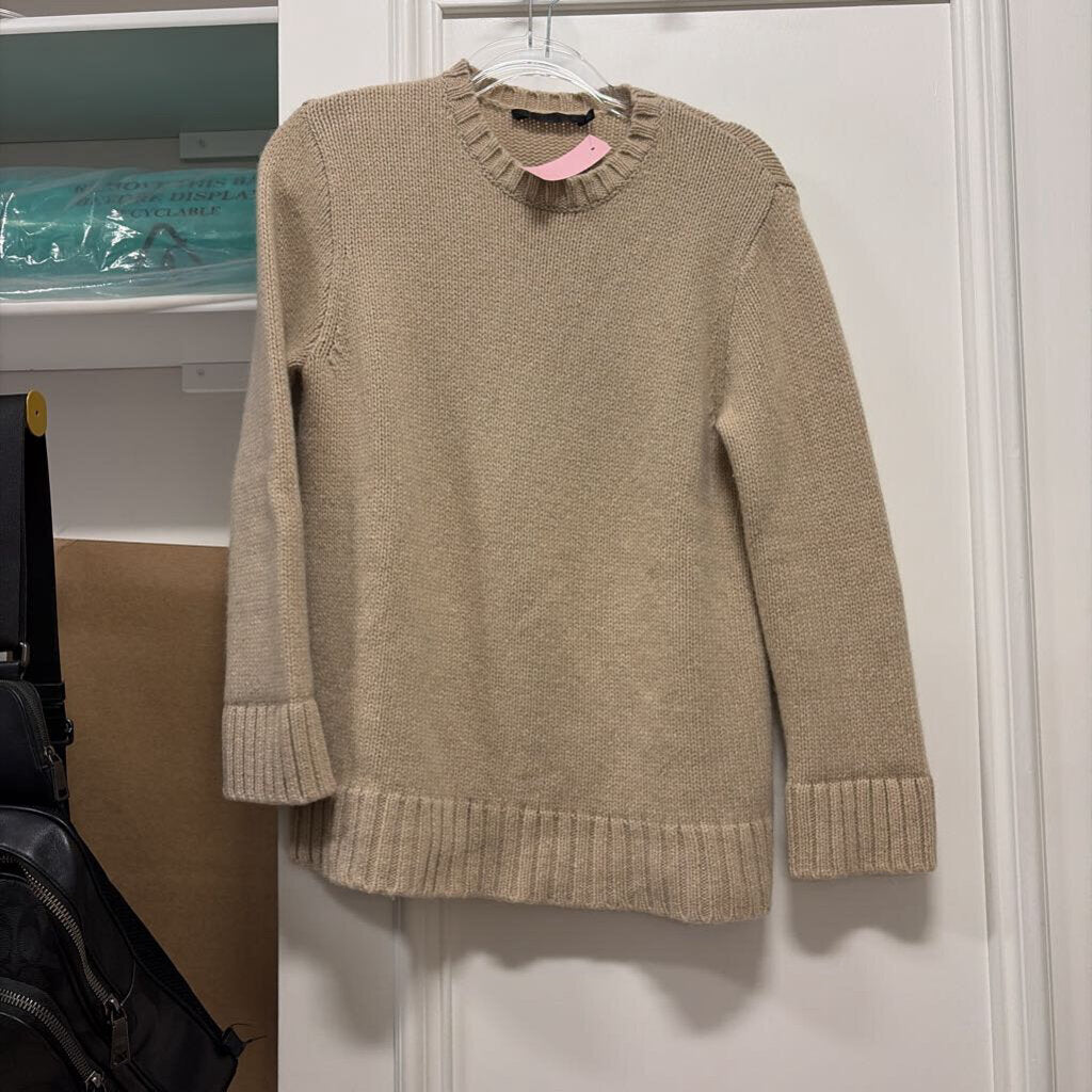Beige Cashmere Sweater