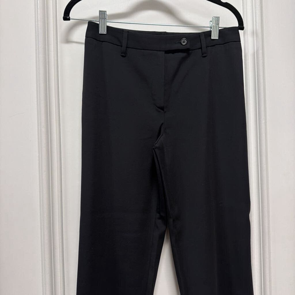 Black Acetate Blend Trouser