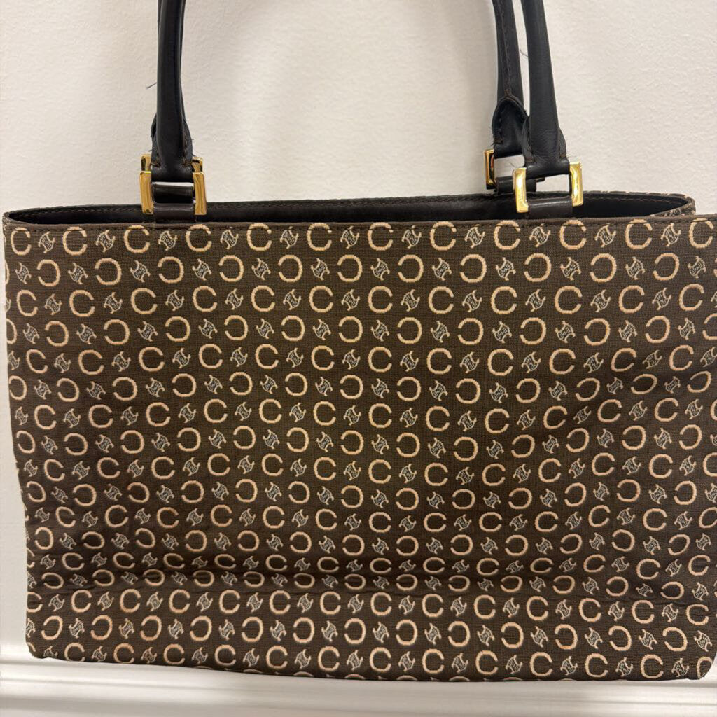 Brown Canvas Tote Bag
