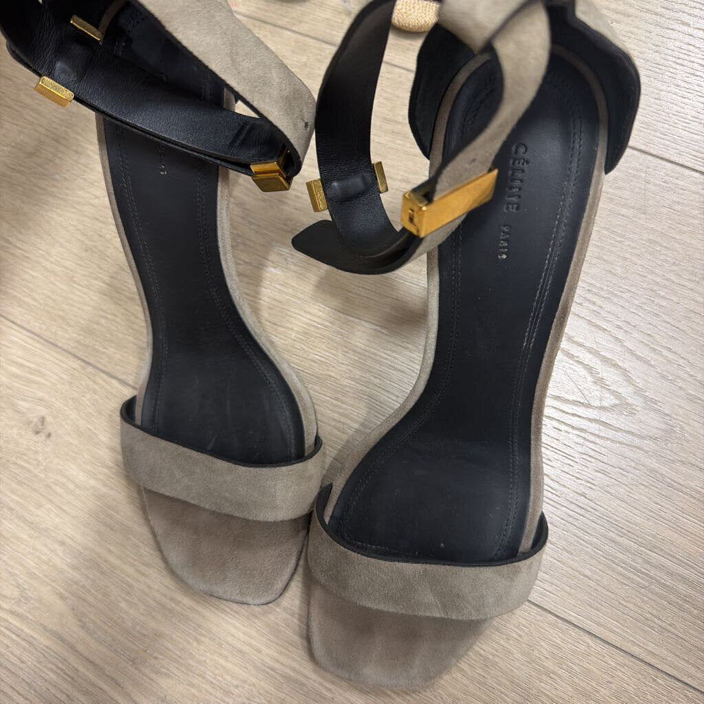 Celine Sage Suede Heels