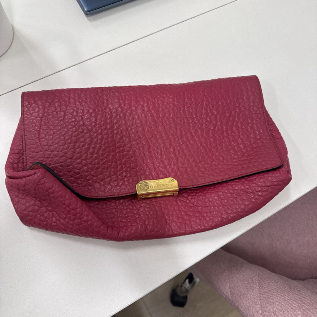 Pink Leather Shoulder Bag