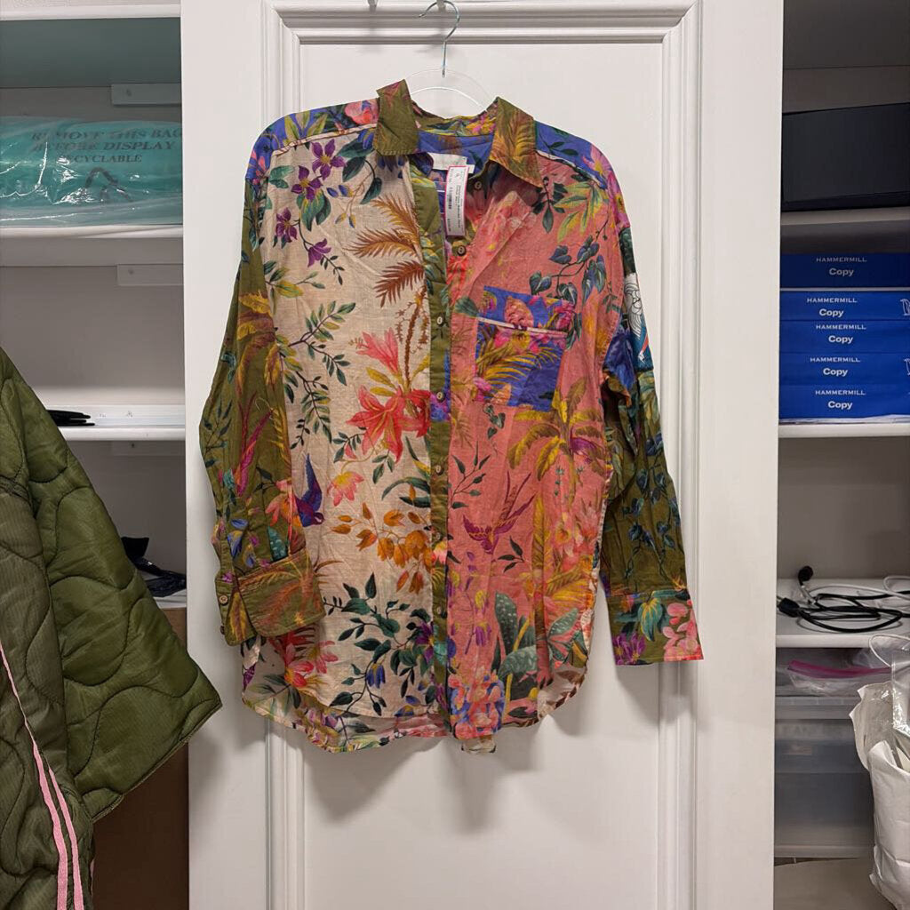 Multicolor Floral Cotton Shirt