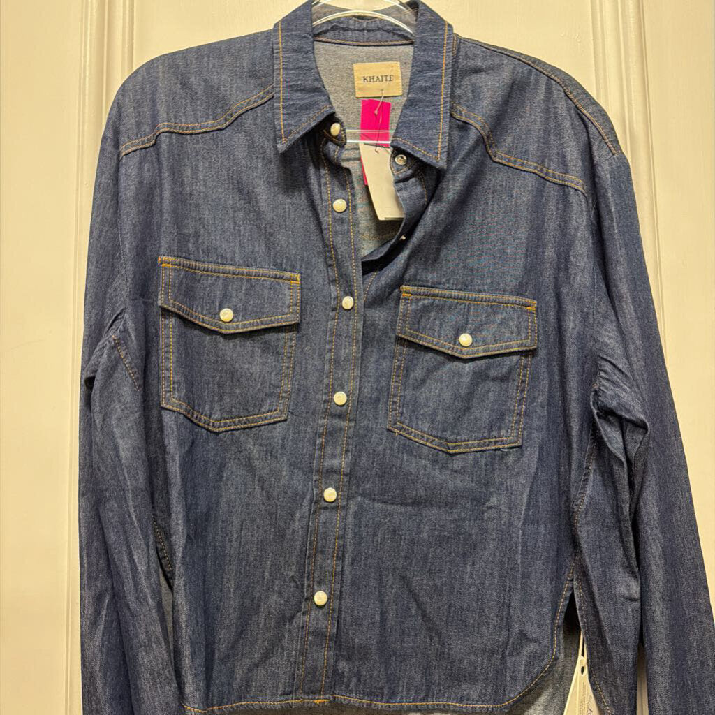 Dark Washed Denim Shirt (NWT 990)