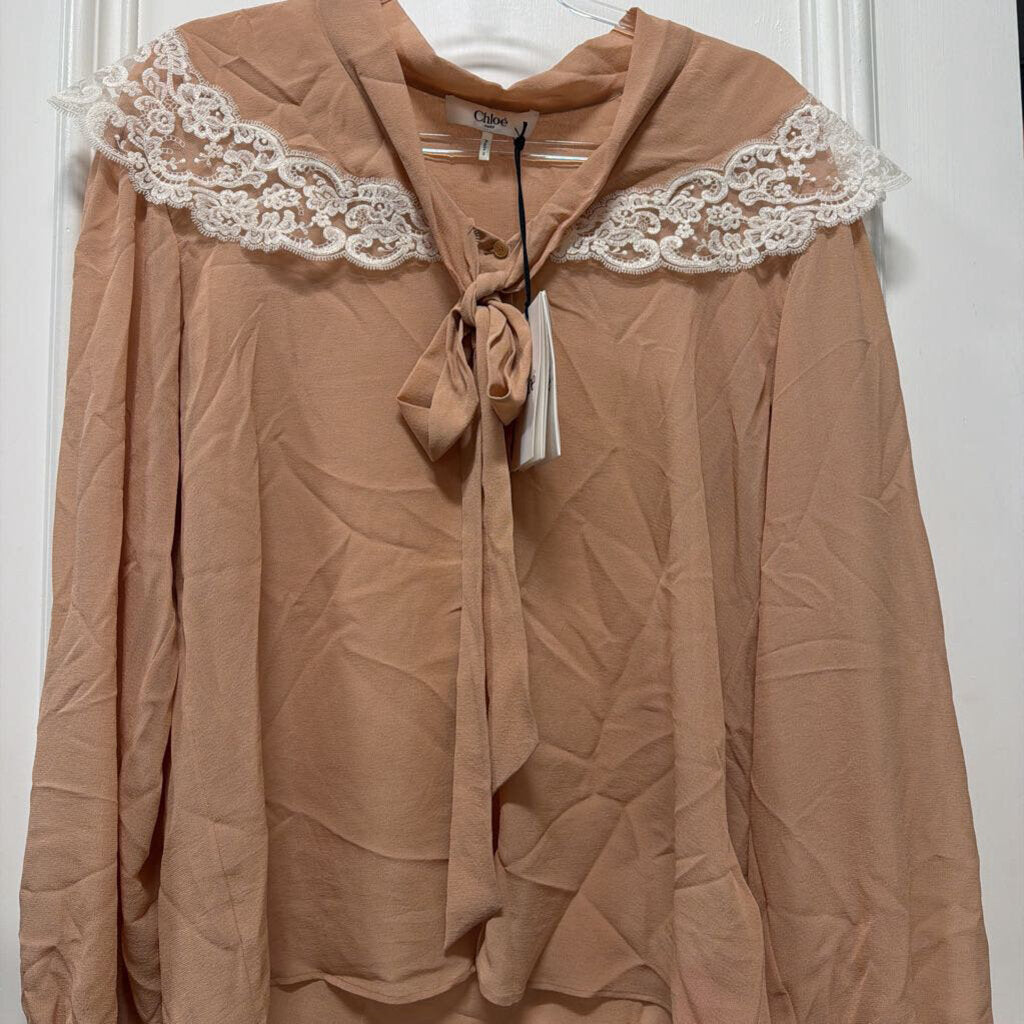 Pink Silk Lace Blouse (NWT 2150)