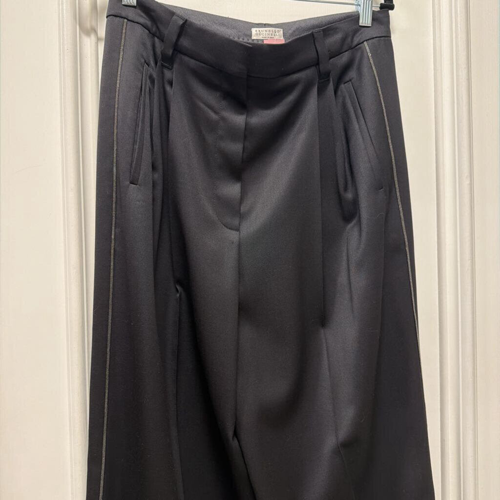 Black Wool Trousers