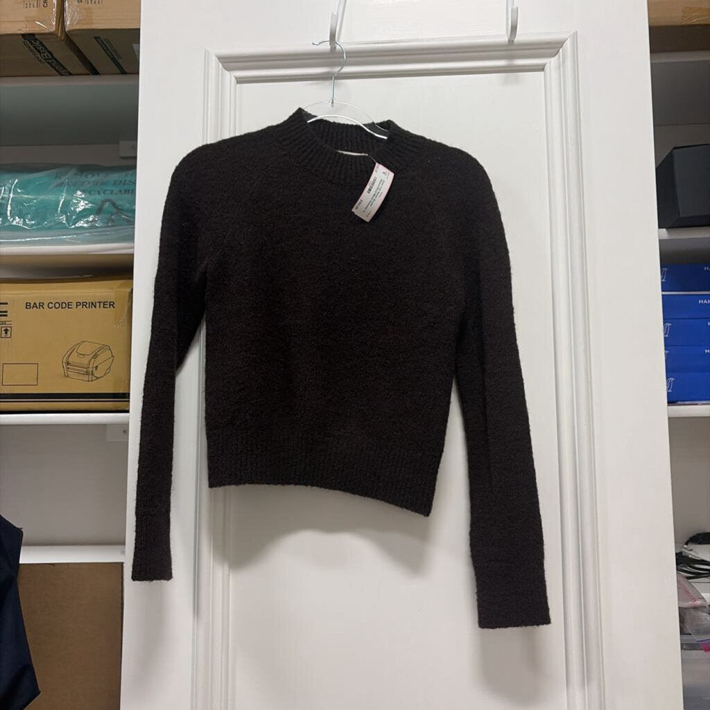 Brown Alpaca/Wool Blend Sweater