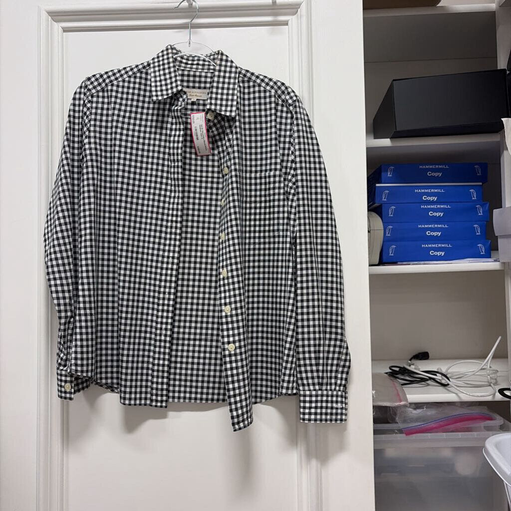 Black/White Gingham Shirt