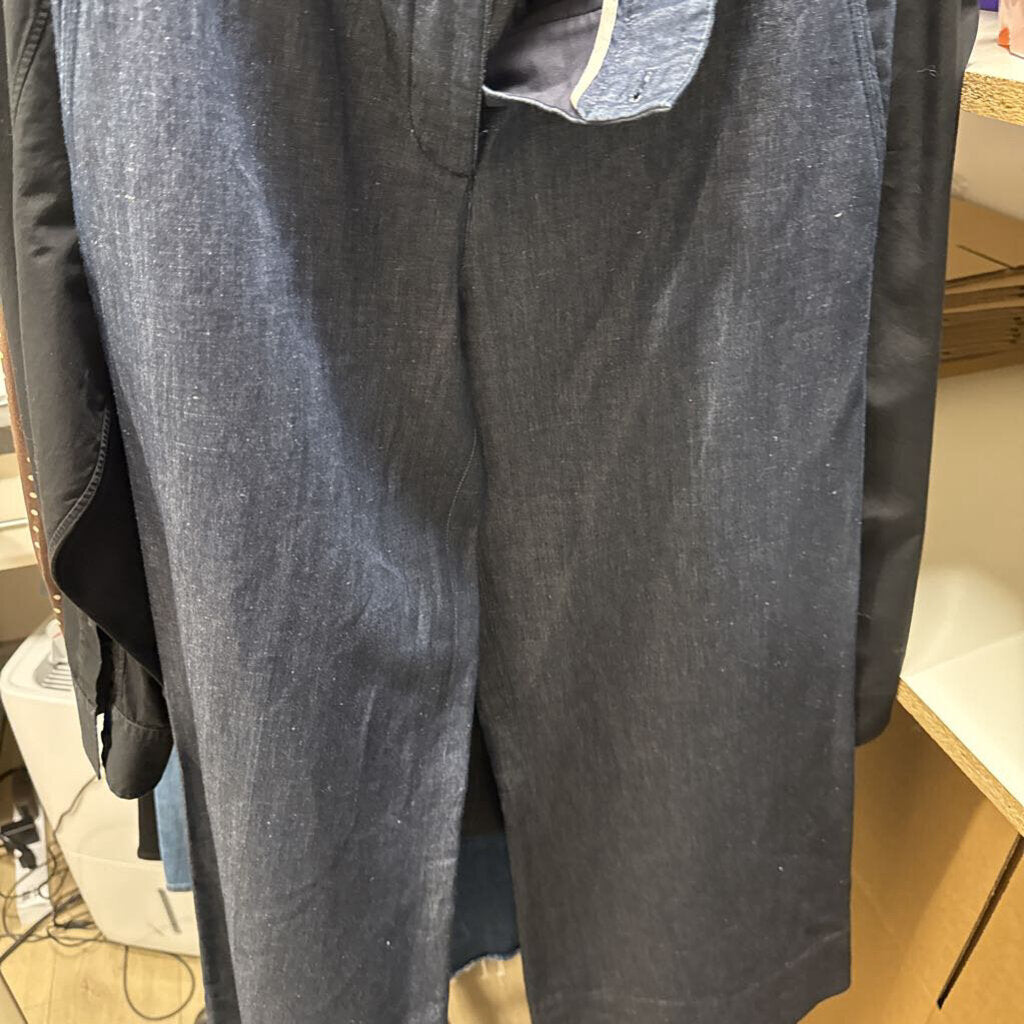 Dark Washed Wide Leg Jean