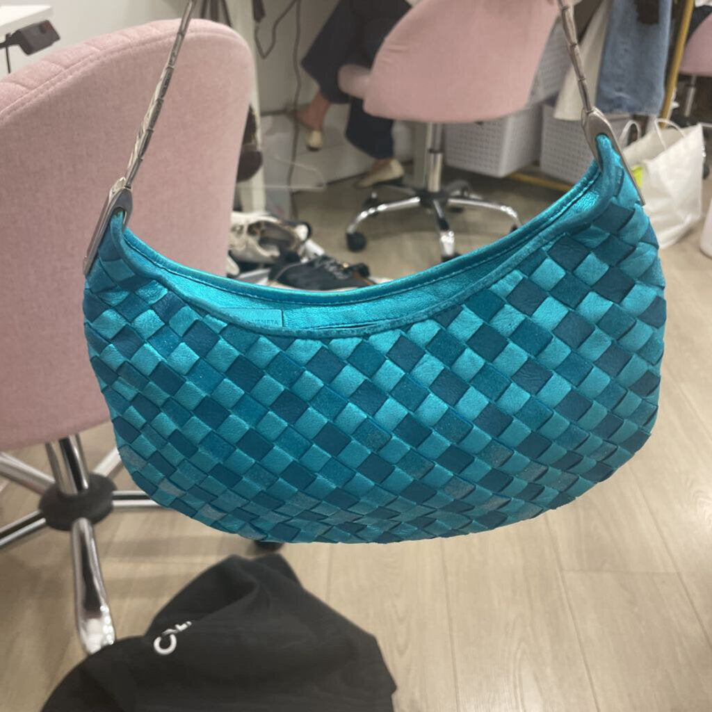 Teal Blue Small Shoulder Bag