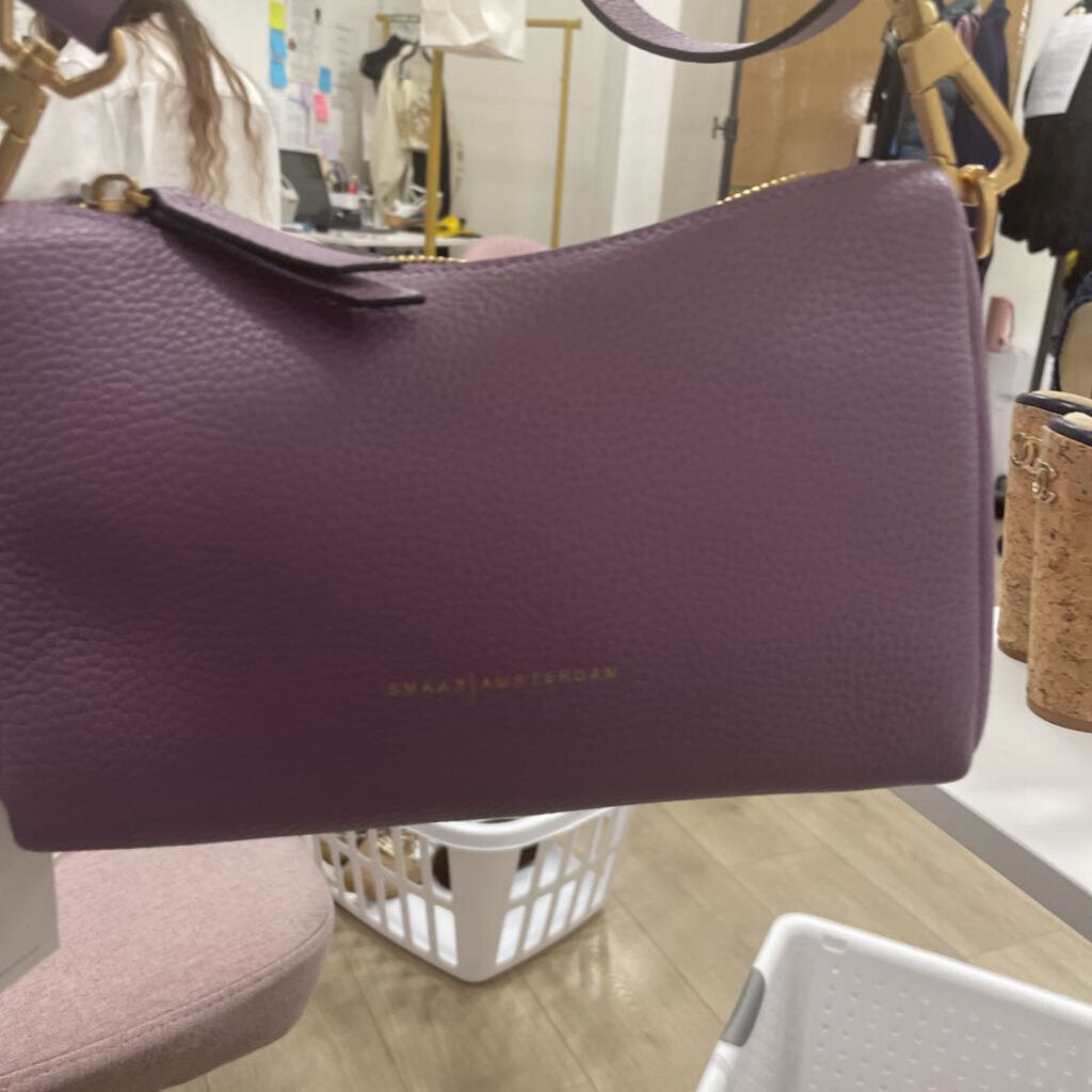 Purple Leather Jack Crossbody(est 220)