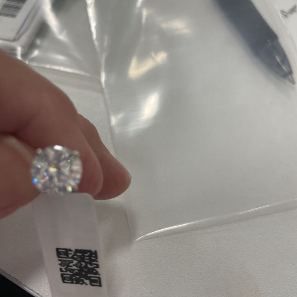 #30 Lab Diamond Studs - 2.05/2.05ctw