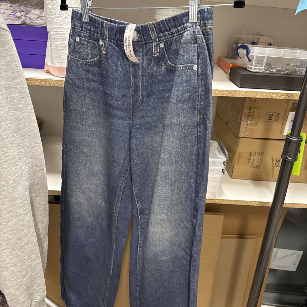 Medium Wash Cotton Sweatpant Jean