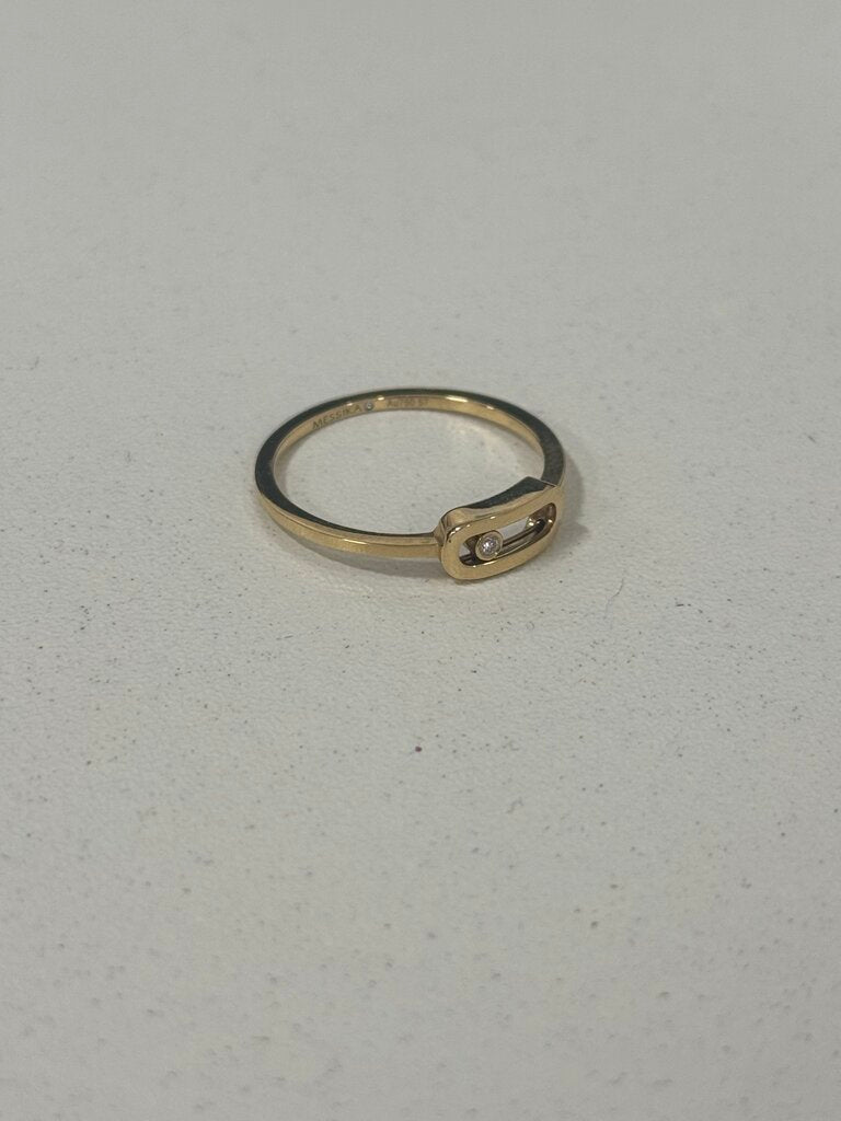 18k Yellow Gold "Move Uno" Ring, Small Model (1220)