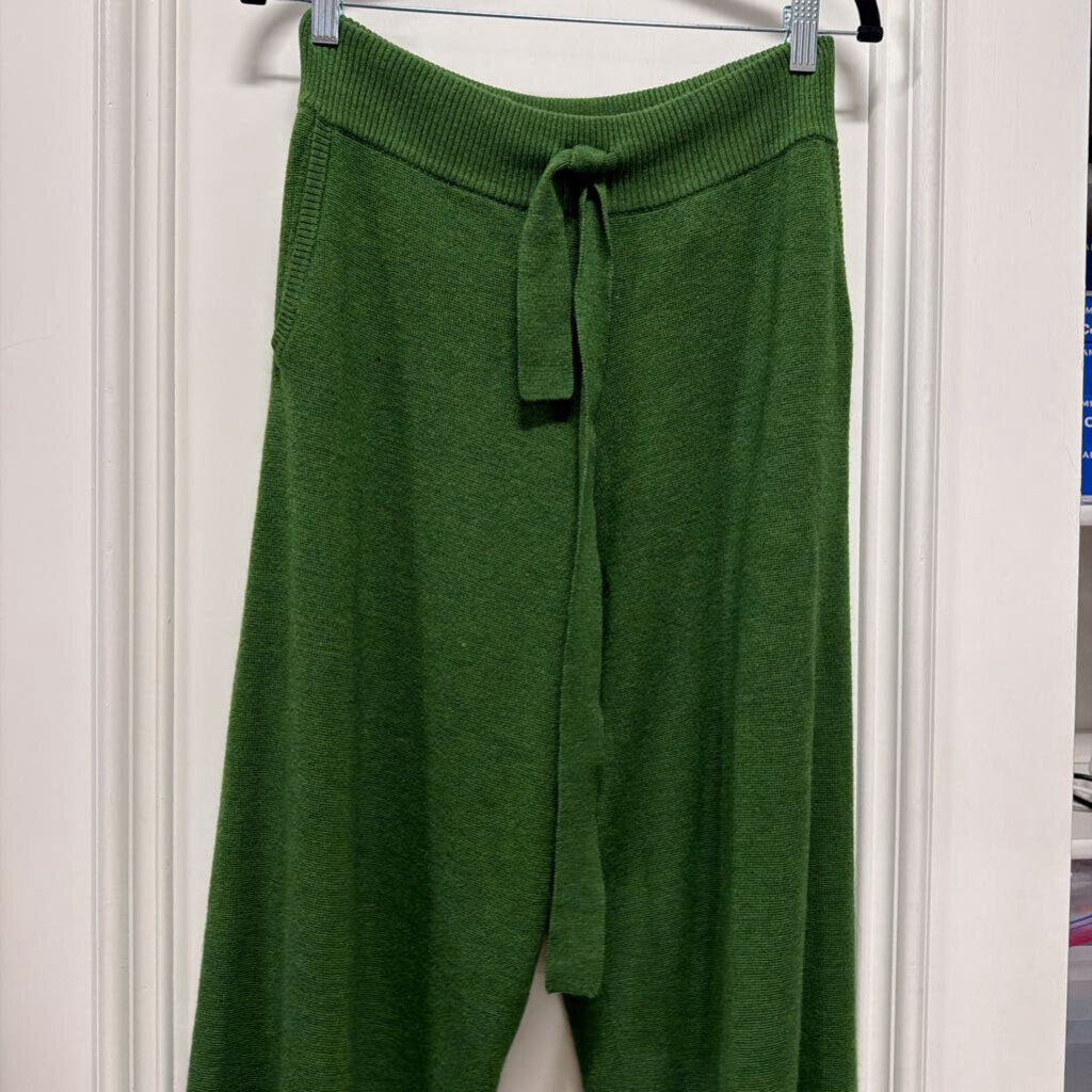 Green Wool/Acrylic Pant