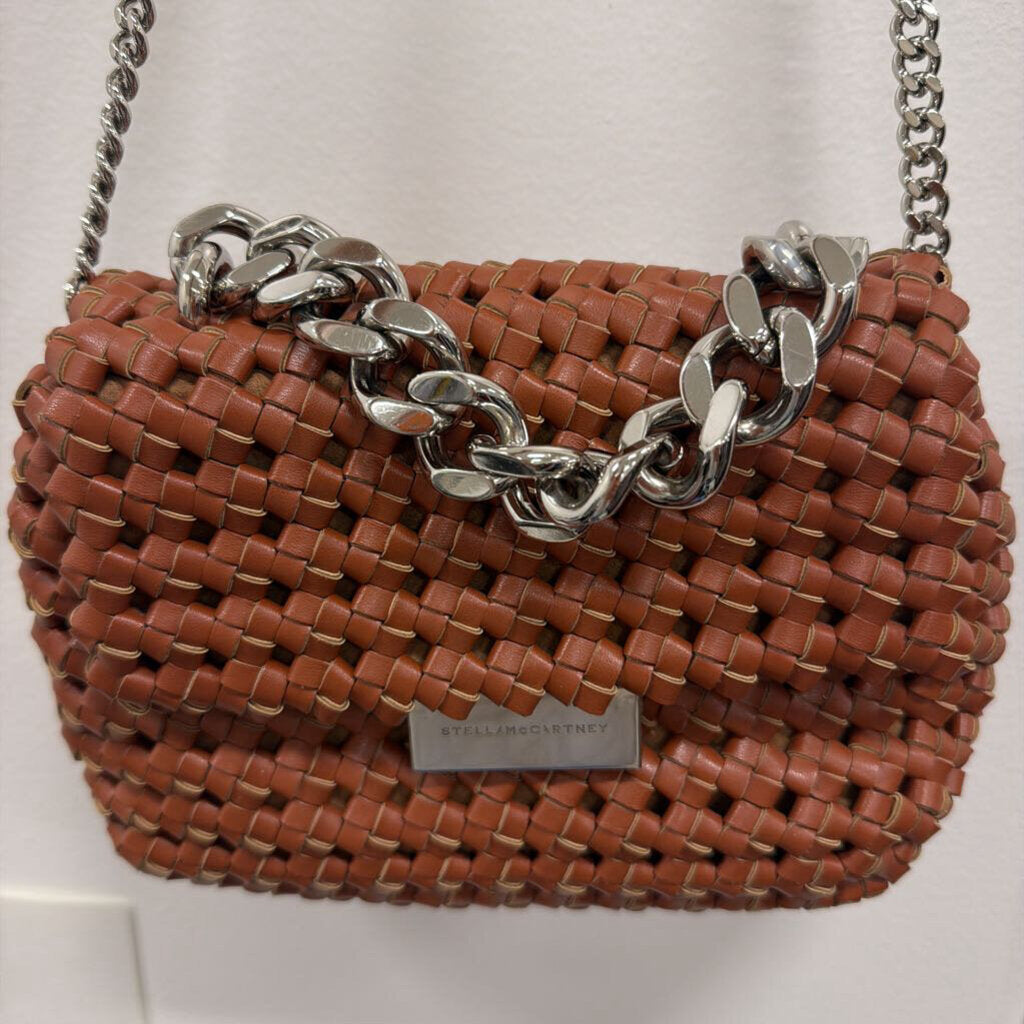 Brown Woven Brandy Becks Crossbody