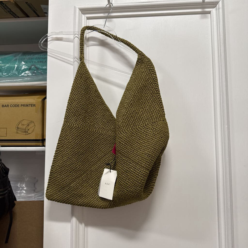 Green Raffia Sid Bag (R.495)