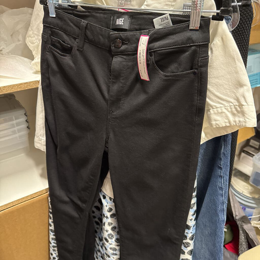 Black Denim Straight Jean