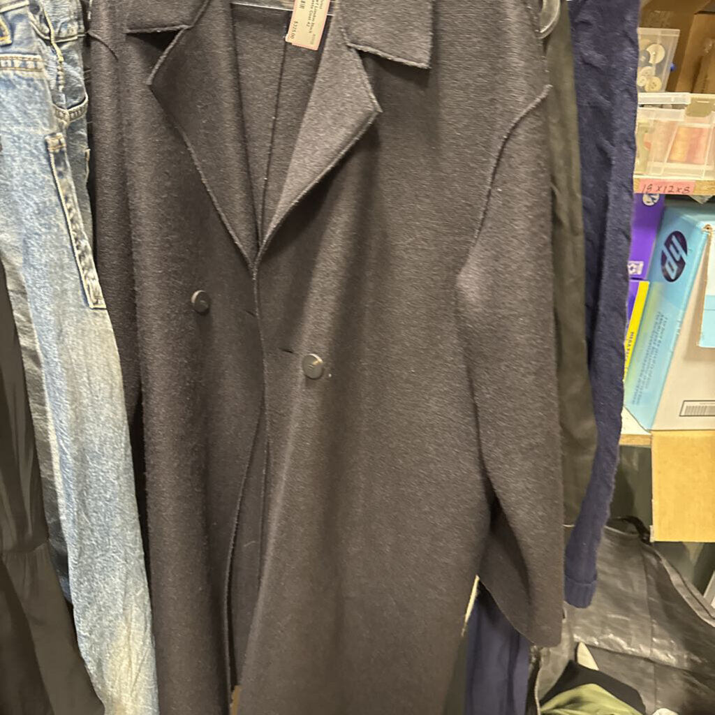 Black Double Breaste Coat