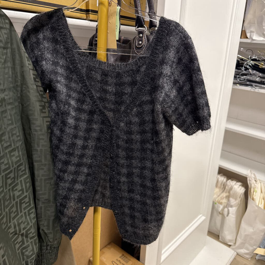 2013 Gray Mohair/Polyamide SS Cardigan
