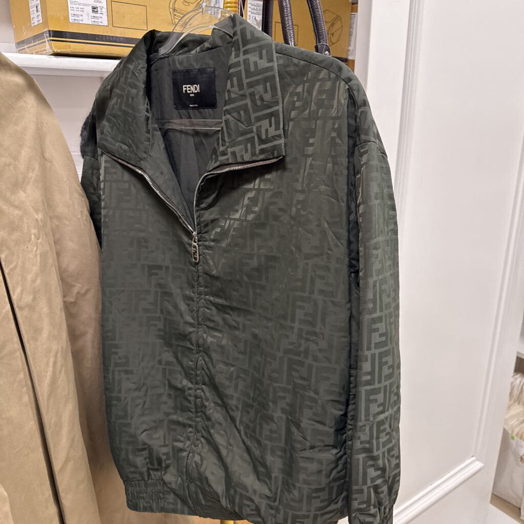 Green Poly Zucca Jacket
