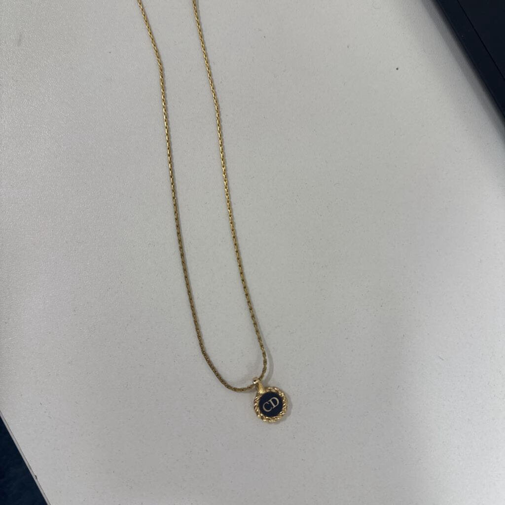 CD Gold Tone Necklace