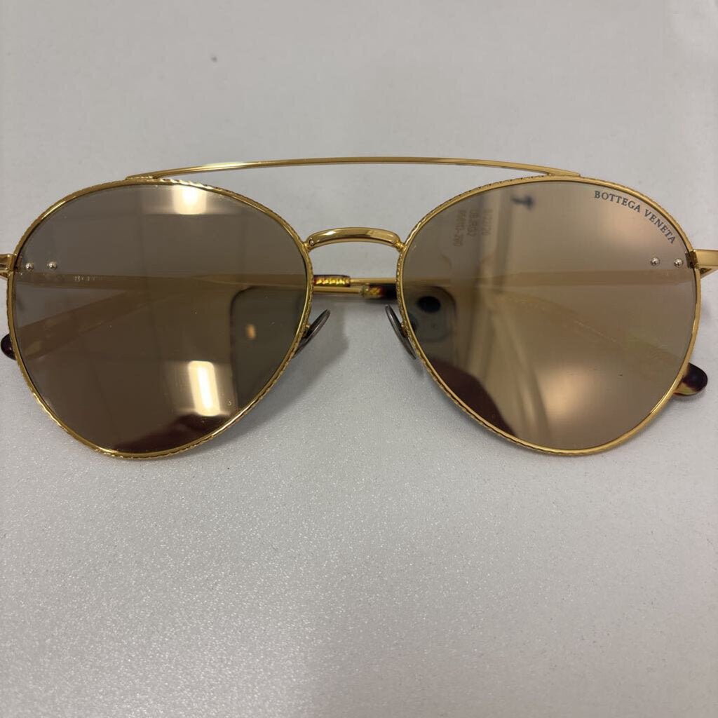 Gold Aviator Sunglasses