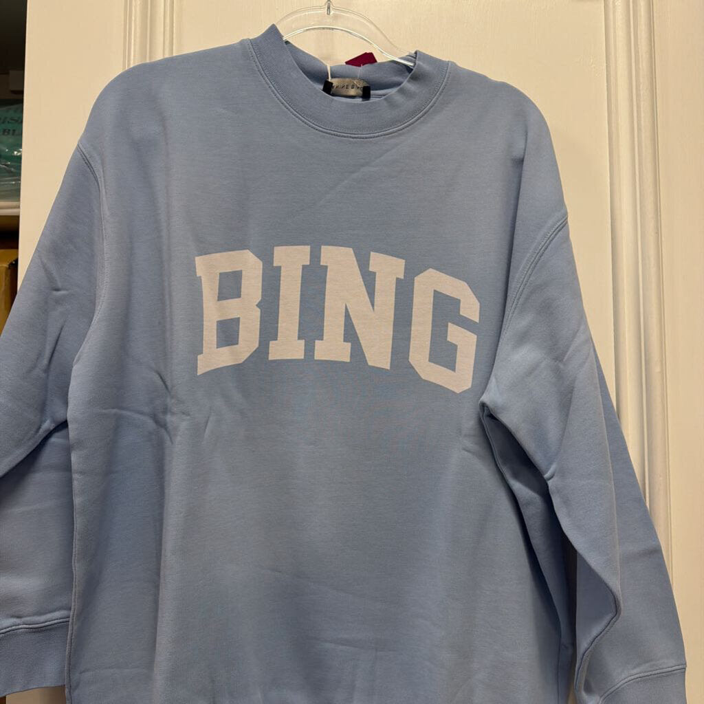 Blue Cotton Logo Sweatshirt (NWT)
