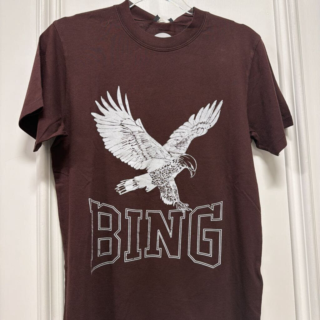 Brown Cotton Logo Tee (NWT)