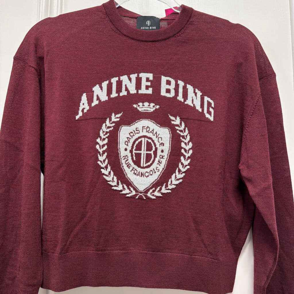 Red Wool Logo Swetaer (NWT)