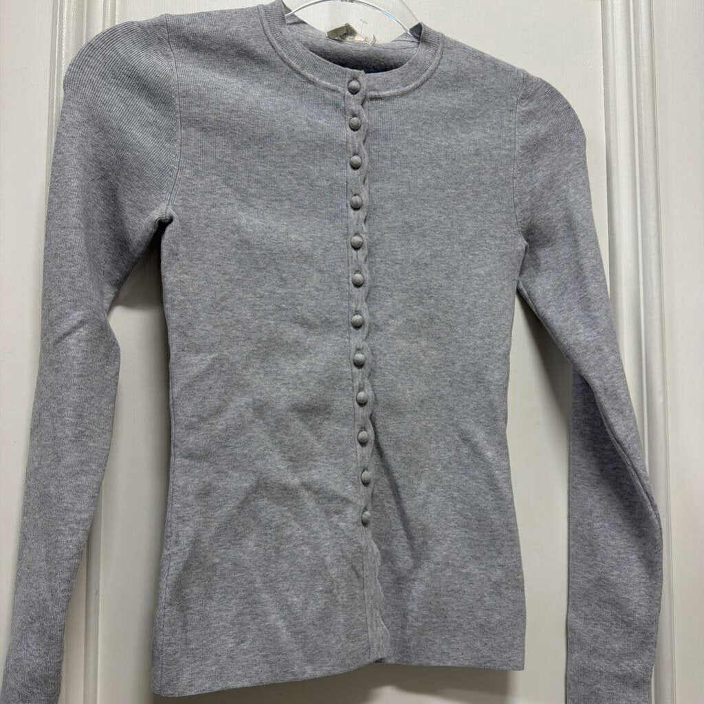 Grey Viscose/Poly/Nylon Cardigan (NWT)