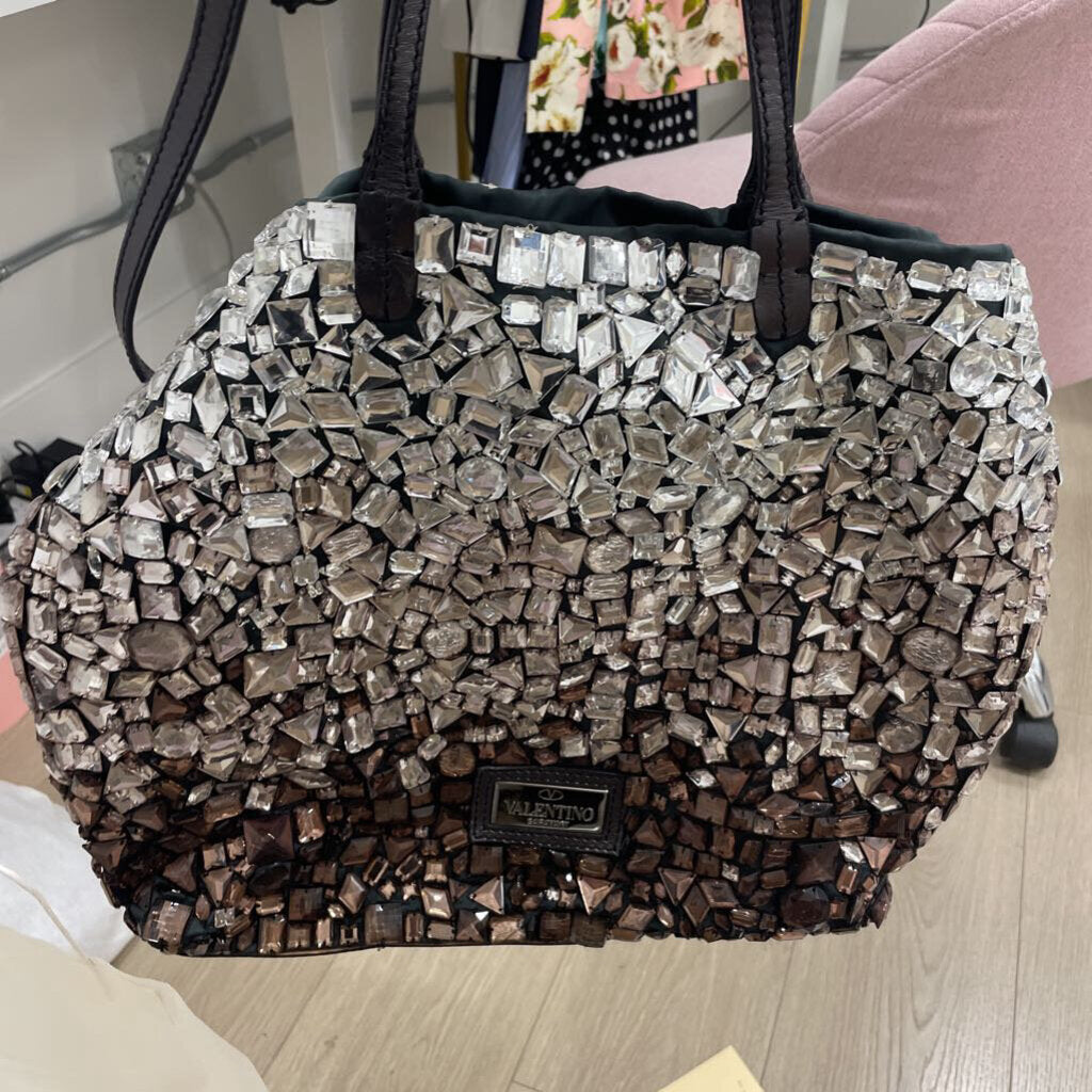 Kaleido Gem Embellished Tote