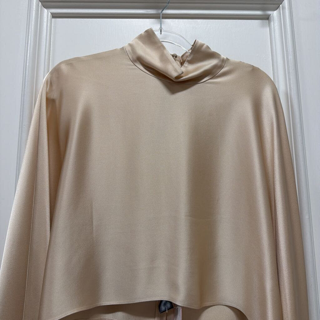 Beige Satin Top (est 790)